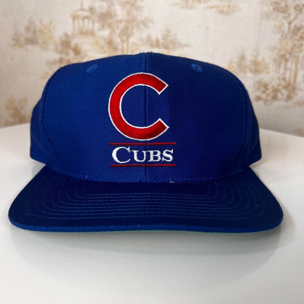 YOUTH Vintage 90s Chicago Cubs Hat | Clark Sportswear Snapback